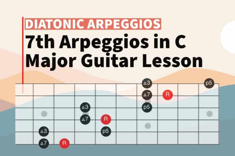 Arpeggio Patterns And Fretboard Diagrams For Guitar