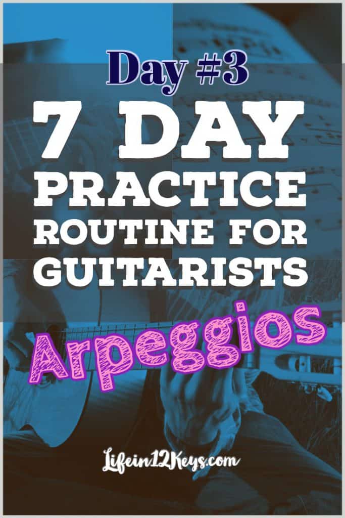 7 Day Guitar Practice Routine Day 3 -ARPEGGIOS