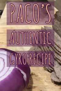 Authentic Gyro Recipe