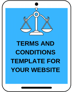 Terms and Conditions for your blog
