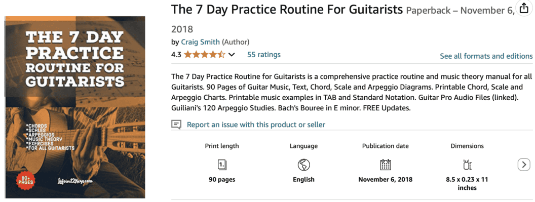 Harmonic Minor Scale and Modes for Guitar | Life In 12 Keys