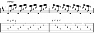 alternate picking 4 string chords