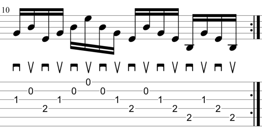 alternate picking 6 strings 2