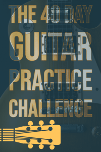 Guitar Practice challenge pin