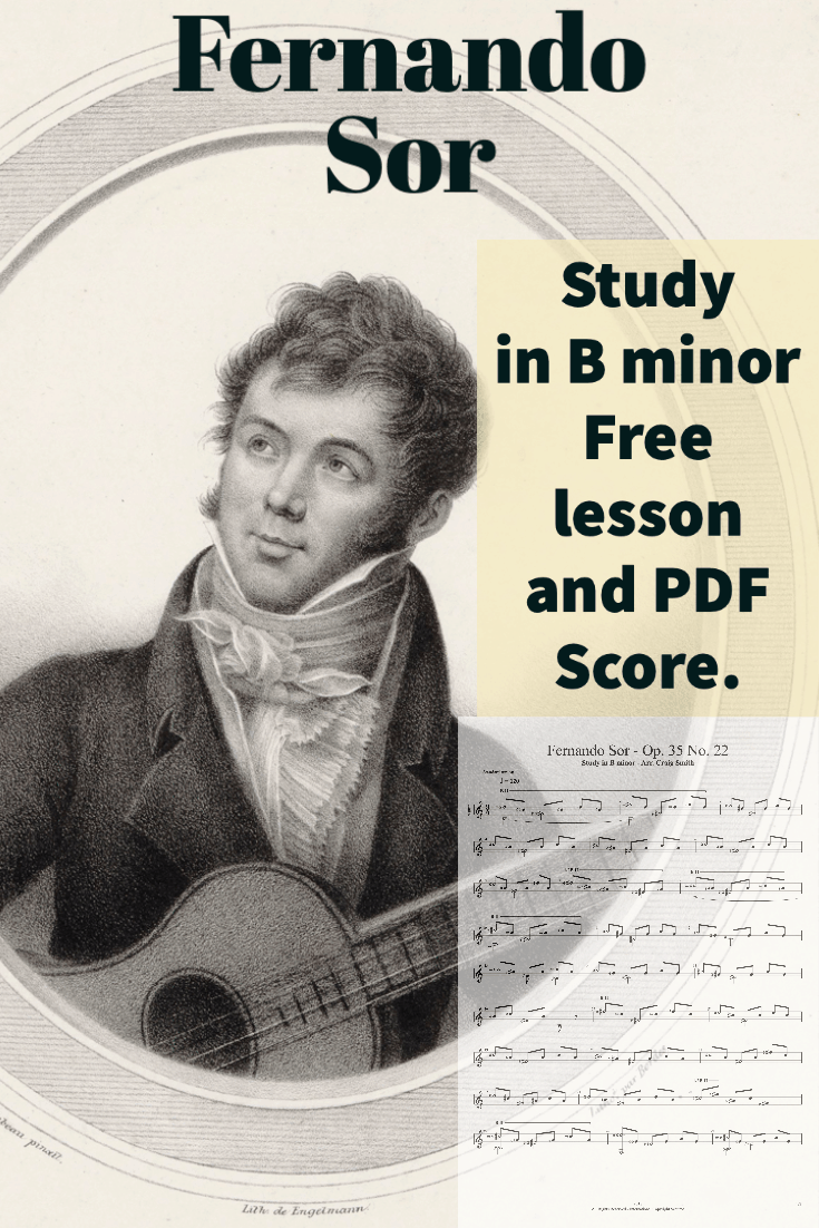 Fernando Sor Study in B minor
