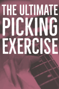 The ultimate alternate picking exercise for guitarists. A proven, carefully planned sequence of ideas that tie together diatonic scales in a key that just makes sense for guitar solos and improvisation.